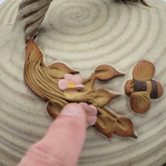 Domed Covered Dish Stapleton Pottery From England - Picture 5 of 13